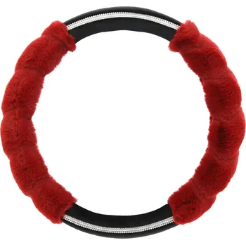 Autodoplněk Potah volantu DIAMOND červený Compass