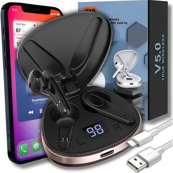 Sluchátka Bezdrátová sluchátka do uší ZeeTech Bezdrátová Bluetooth sluchátka X19