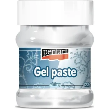 Speciální výtvarná barva Pentart Gelová pasta transparentní PENTART 230 ml LESK