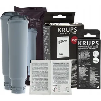 Kávovar Sada filtrů Krups KRUPS F08801 2ks, Krups F054, XS3000 10 Ks