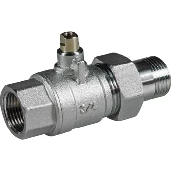 Instalatérský materiál SIE I/VBZ3/4 VENTIL PŘÍMÝ KULOVÝ ZÁVIT G3/4" M/F PN16 DN20 KVS=30M3/H ÚHEL NATOČENÍ 90ST TEPLOTA VODY 0…90ST C