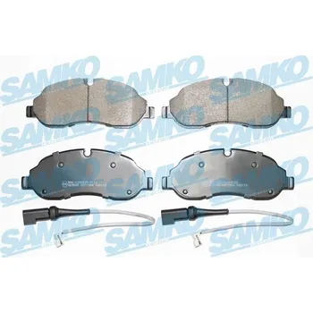 Brzdová destička Sada brzdových destiček, kotoučová brzda SAMKO 5SP1984A