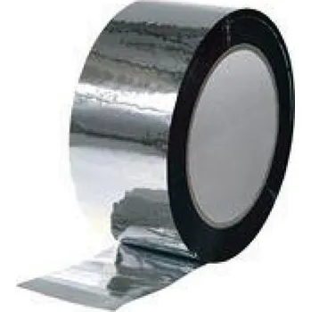 Kotouček do pokladny a tiskárny štítků Samolepící hliníková páska ALU050/050 AL š.50mm, d.50m stříbrná