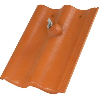 Střešní krytina Taška hromosvodová BRAMAC Max Protector plus -cihlově červená