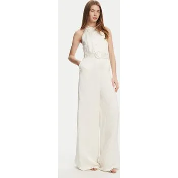 Dámský overall TWINSET Overal 251TT2170 Écru Wide Leg 44