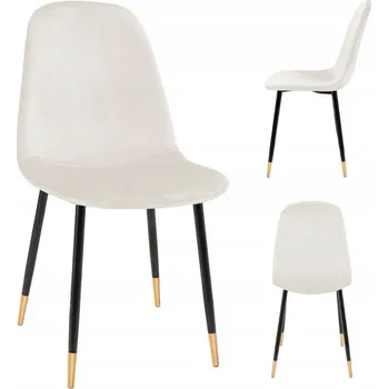 Jídelní židle Židle Szchara béžový velur 1 ks