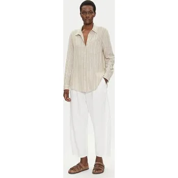 Dámské kalhoty Gap Kalhoty z materiálu 713952-00 Bílá Regular Fit XS