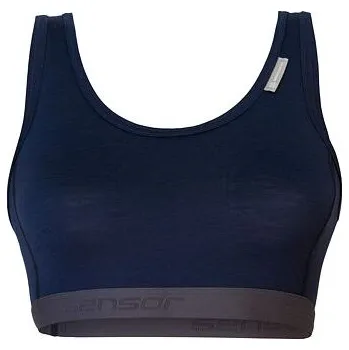 Dámské termo spodní prádlo SENSOR MERINO ACTIVE dámská podprsenka deep blue velikost S