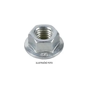 Matice Matice s ozubeným límcem FASTEK M8 DIN bílý zinek 6L08-2