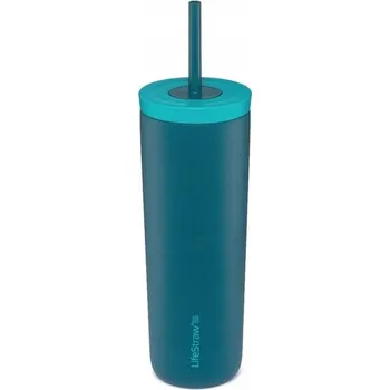 Termohrnek Izolovaný filtrační hrnek LifeStraw Go Tumbler 0,5 l - laguna teal