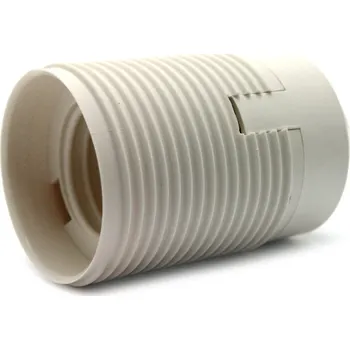 Objímka na žárovku HLF 1352-13400 OBJÍMKA E27 S VNĚJŠÍM ZÁVITEM BÍLÁ