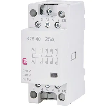 ETI STYKAČ R 25-40 230V 4-PÓL. 2M 4XZ IN=25A UN=230V AC 002462310