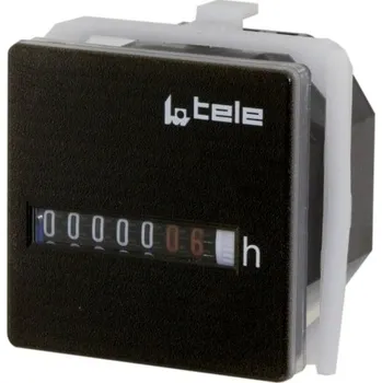 vypínač TELE POČÍTADLO HODIN TBG40.17 12-48VDC MONTÁŽ NA PŘEDNÍ PANEL INST. OTVOR 46 MM X 46 MM BEZ NULOVÁNÍ 711025