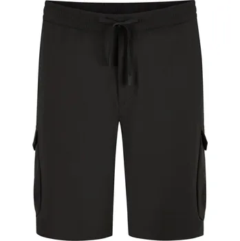 Velké Velikosti - BOSS - Ultralehké bermudy z materiálu SOLOTEX® s cargo kapsami - 58 - Černá