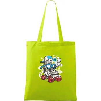 Inliňák - Taška bavlněná - 42 x 38 cm ( Limetková )