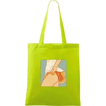 Tenis is sexy - Taška bavlněná - 42 x 38 cm ( Limetková )