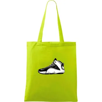 Basketbalové boty - Taška bavlněná - 42 x 38 cm ( Limetková )