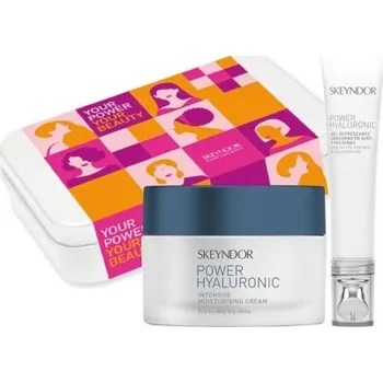 Kosmetická sada Skeyndor Power Hyaluronic Letní Set - Emulze 50 ml + chladivý oční krém 15 ml + emulze 25 ml + emulze 15 ml Dárková sada