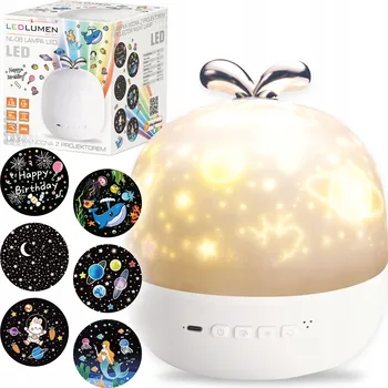 Lampička Projektorová lampička Ledlumen bílá