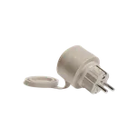 Shelly Outdoor Plug S Gen3, zásuvka s měřením spotřeby, WiFi, BT, Matter, Mocha OUTDOOR-PLUG-S-GEN3