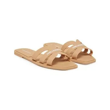 Dámské pantofle Nazouváky KARL LAGERFELD Jelly IV KL80025 Béžová 41