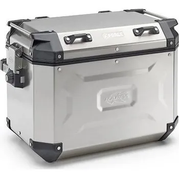 Zavazadlo na motocykl Kappa Boční kufr K-FORCE - pravý, (48l, stříbrný hliník, 49,5x38,7x30,6 cm) + DÁREK + Doprava ZDARMA