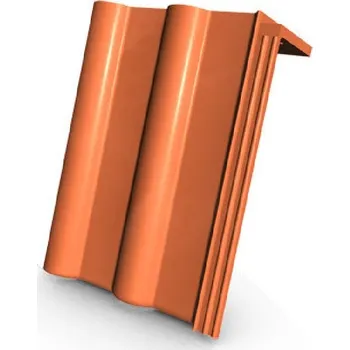 betonová krytina KM BETA Taška pultová KMB BETA Elegant -cihlová