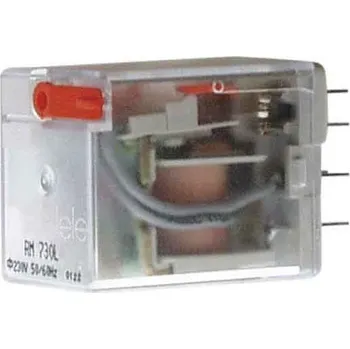 Relé TELE RELÉ MINIATURNÍ RM 730L-N 230V AC 4 CO LED 100619LD-N