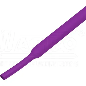 elektrický kabel WAP TRUBICE SMRŠŤ. WST2-381-26-2 38,1/19,1MM, 1M FIALOVÁ (PUR), wpr6521