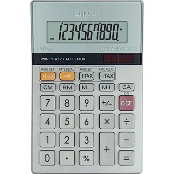 Kalkulačka Sharp Kalkulačka EL331ERB, stříbrná, stolní, desetimístná SH-EL331ERB