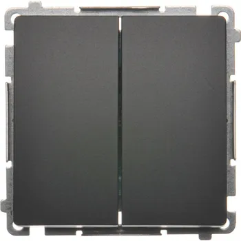 SIMON BASIC PŘEPÍNAČ SÉRIOVÝ, ŘAZENÍ 5, GRAFIT BMW5.01/28