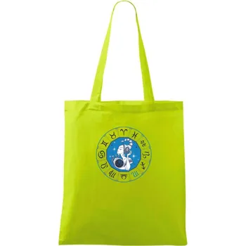 Nákupní taška Souhvězdí štír barevné - Taška bavlněná - 42 x 38 cm ( Limetková )