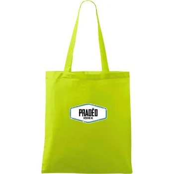 Hora Praděd - Taška bavlněná - 42 x 38 cm ( Limetková )