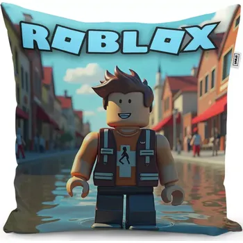 Polštář Dekorační polštář ROBLOX Město - Sablio - 50x50 cm