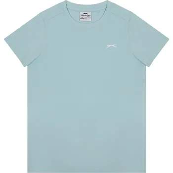 Chlapecké tričko Slazenger Junior Boys Plain Tee shirt Powder Blue 11-12 let