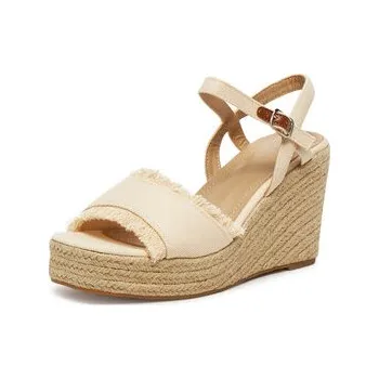 Dámské baleríny Espadrilky DeeZee E0822-4A Béžová 41