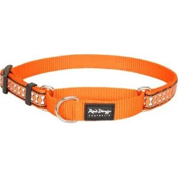 Obojek pro psa Ob. pol. RD 20 mm x 33-50 cm - Bones R. - Oranžová