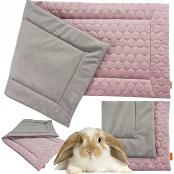 PODLOŽKA MATRACE POTAH do ohrádky pro hlodavce a králíky 78x48 RŮŽOVÁ