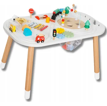 Dřevěná hračka SMYSLOVÝ KREATIVNÍ STŮL podněcuje fantazii a rozvoj dítěte dřevěný