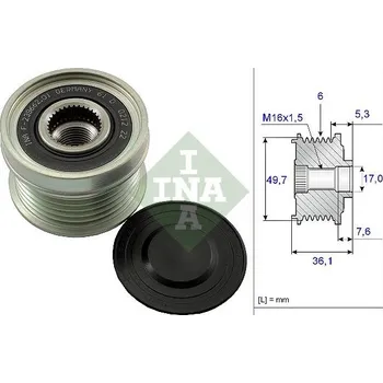 Předstihová spojka Schaeffler INA 535 0134 10