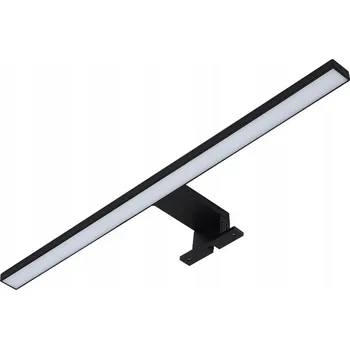 Koupelnové svítidlo KOUPELNOVÉ NÁSTĚNNÉ SVÍTIDLO ČERNÉ 10W NAD ZRCADLO/SKŘÍŇKOU 2V1