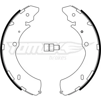 Brzdová čelist Sada brzdových čelistí TOMEX Brakes 23-28