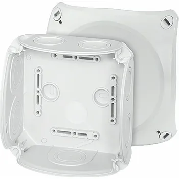 Elektroinstalační krabice Krabice HENSEL DK 0600 GZ 130x130x77mm IP66 šedá