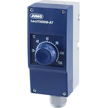 JUMO TERMOSTAT HEATTHERM-AT/0001 0+120ST C 603070/0001-5 KAP. 2M S JÍMKOU G1/2INCH 100MM UNIVERZÁLNÍ REGULÁTOR TEPLOTY (60003186)