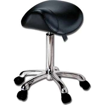 Taburet Výškově nastavitelná taburetka s tvarovaným sedákem (Zdravotnický nábytek)