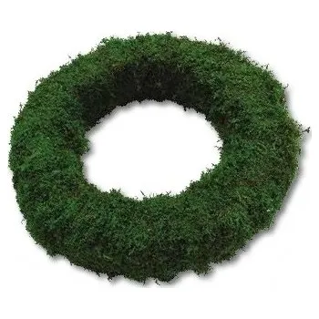 Smuteční dekorace Mechový věnec 25 cm