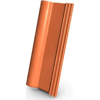 betonová krytina KM BETA Taška poloviční KMB BETA Prima -cihlová