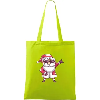 Santa rocker - Taška bavlněná - 42 x 38 cm ( Limetková )