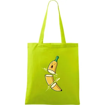 Banana samuraj - Taška bavlněná - 42 x 38 cm ( Limetková )
