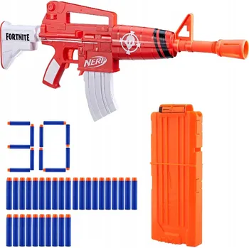 Dětská zbraň Puška Nerf Fortnite Insightful, vícebarevný s 10-šipkovým zásobníkem